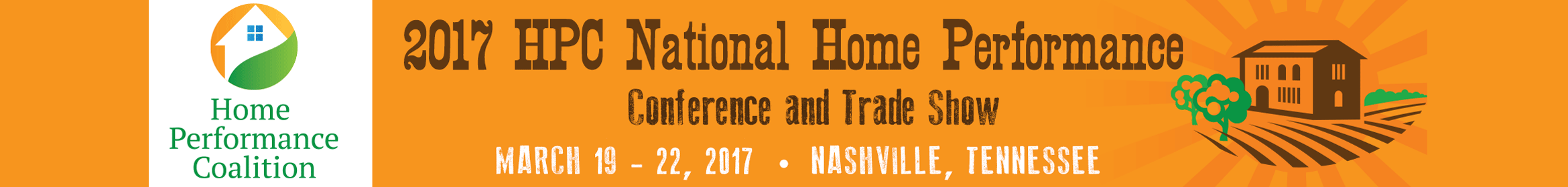 2017 HPC National Home Performance Conference Main banner