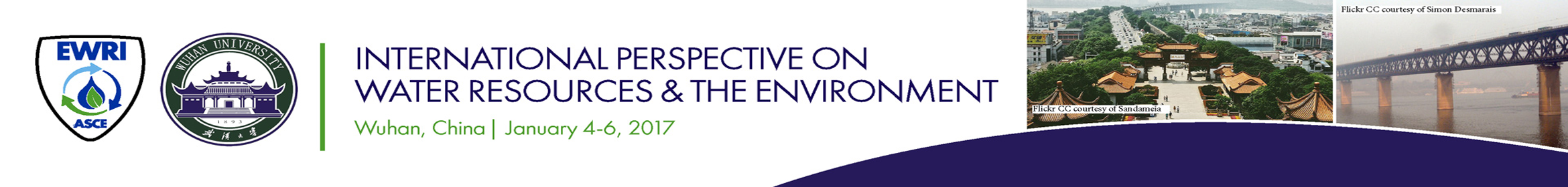 2017 International Perspective on Water Resources and the Environment Conference Main banner