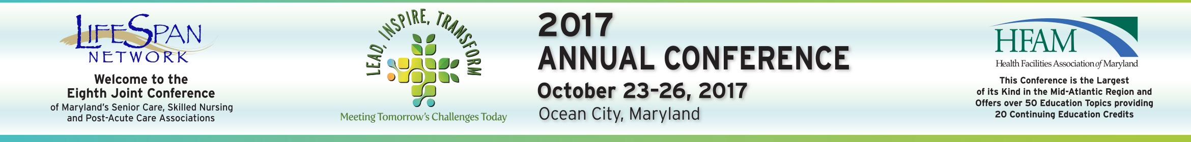2017 LifeSpan/HFAM Joint Conference Main banner