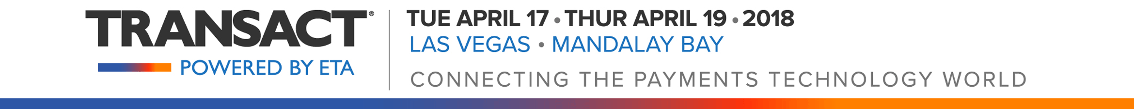 TRANSACT 2018 Main banner