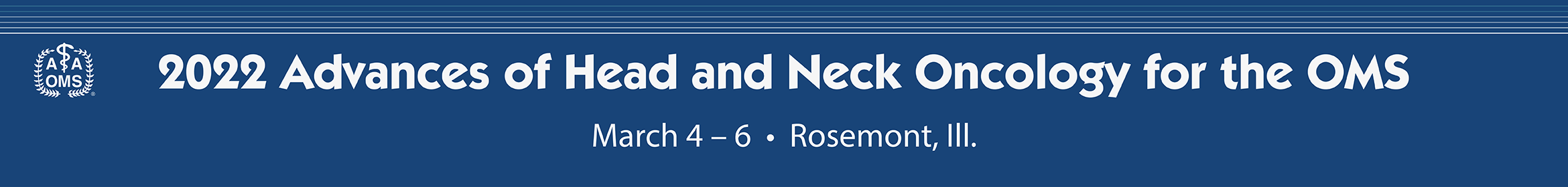 2022 Advances of Head and Neck Oncology  Main banner