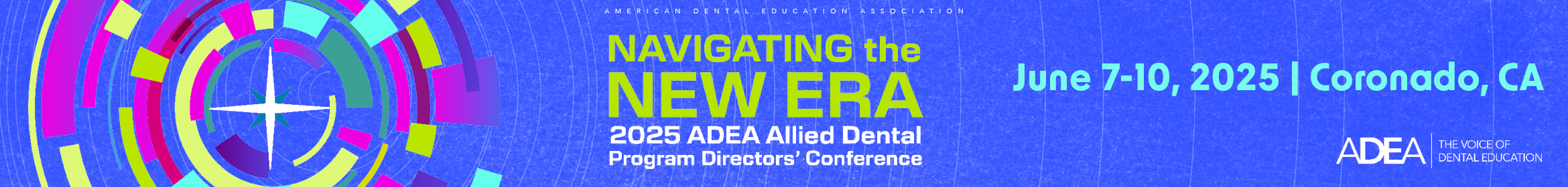 2025 Allied Dental Program Directors' Conference  Main banner