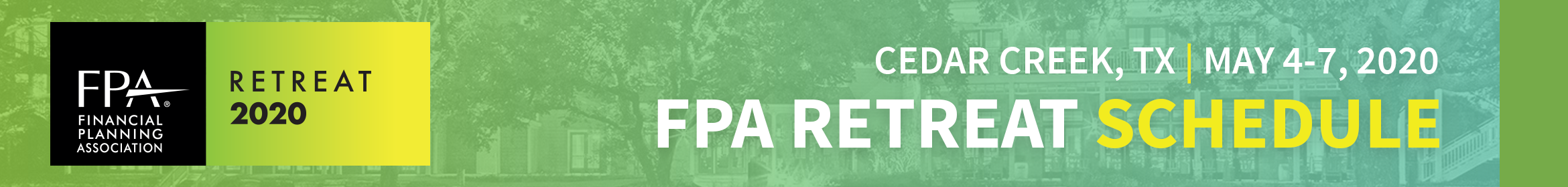 FPA Retreat 2020 Main banner