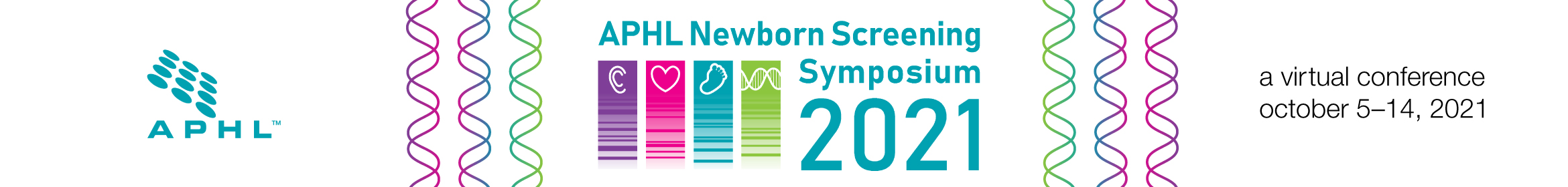 APHL 2021 Newborn Screening Symposium Main banner