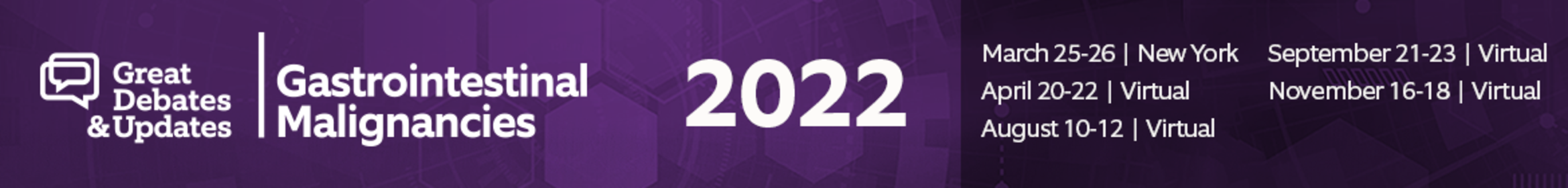 Great Debates & Updates in Gastrointestinal Malignancies Main banner