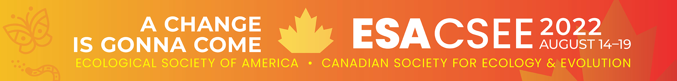 2022 ESA and CSEE Joint Meeting Main banner