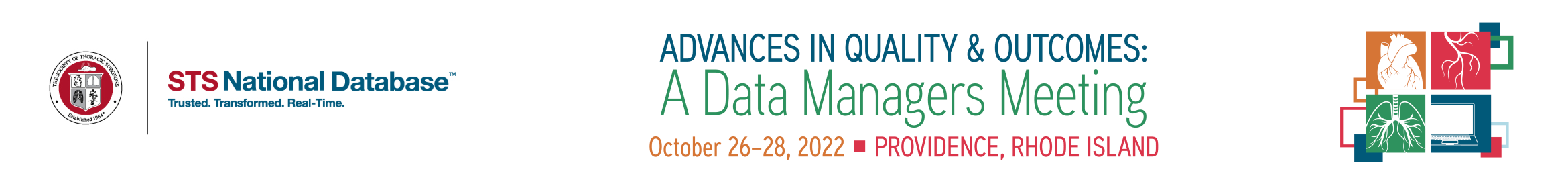 2022 Advances in Quality & Outcomes: A Data Managers Meeting Main banner