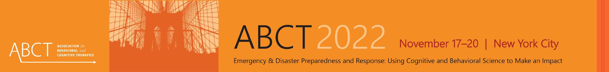 ABCT 56th Annual Convention Main banner