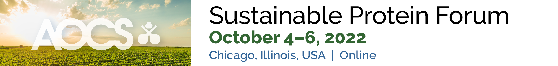 2022 Sustainable Protein Forum Main banner