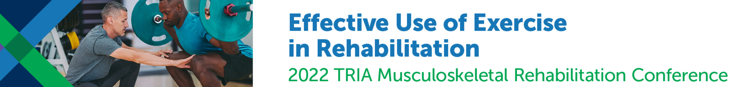 TRIA Musculoskeletal Rehabilitation Conference 2022 Main banner