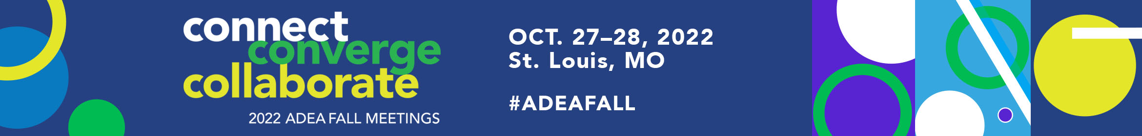 2022 ADEA Fall Meetings  Main banner