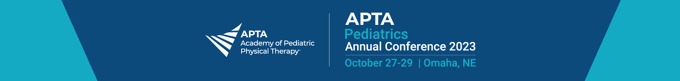 APTA Pediatrics Annual Conference 2023 Main banner