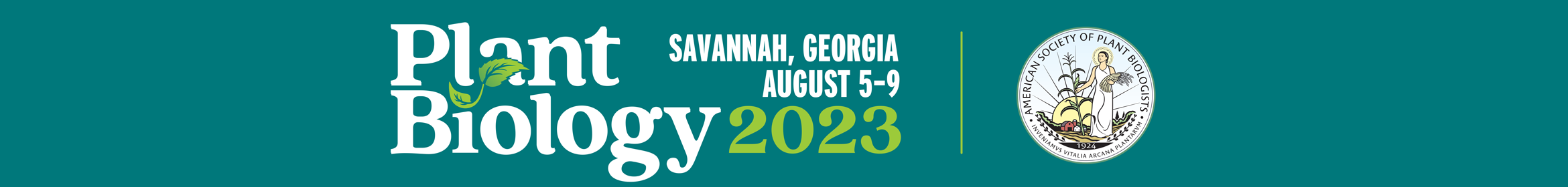 Plant Biology 2023 Annual Meeting Main banner