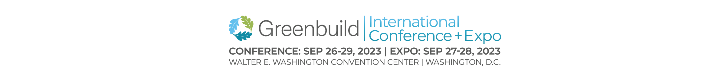 2023 Greenbuild International Conference & Expo Main banner