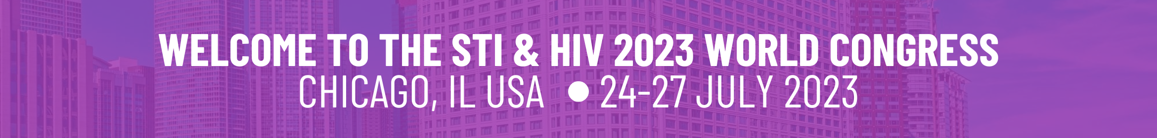 STI & HIV 2023 World Congress Main banner
