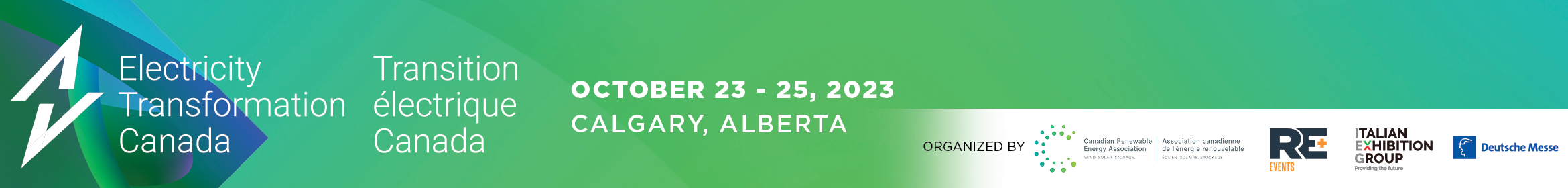 Electricity Transformation Canada 2023 Main banner