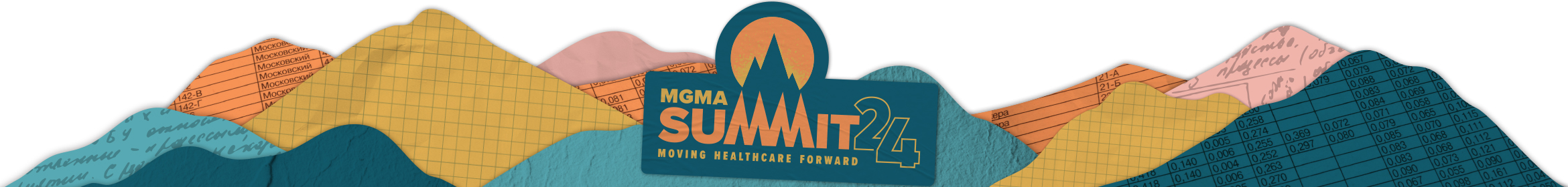 2024 MGMA Summit: Moving Healthcare Forward Main banner