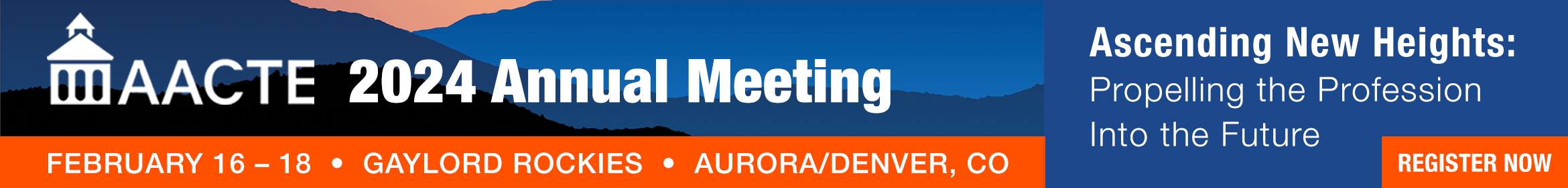 AACTE 2024 Annual Meeting Main banner