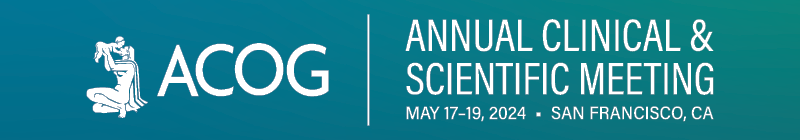 ACOG ACSM 2024 Main banner