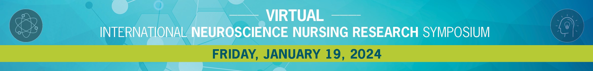 2024 International Neuroscience Nursing Research Symposium - Virtual  Main banner