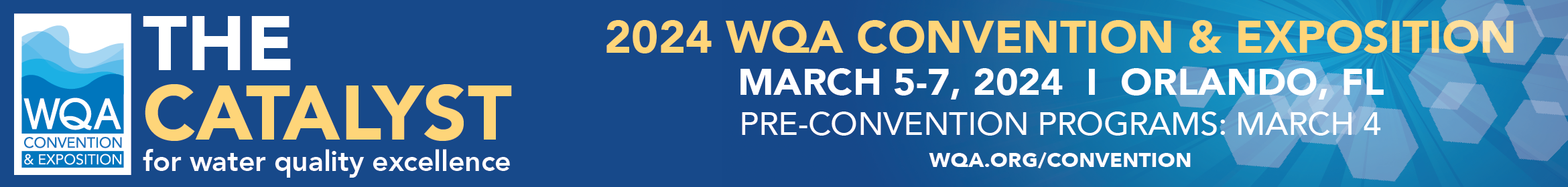 2024 WQA Convention and Exposition Main banner