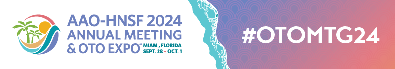 AAO-HNSF 2024 Annual Meeting & OTO EXPO Main banner