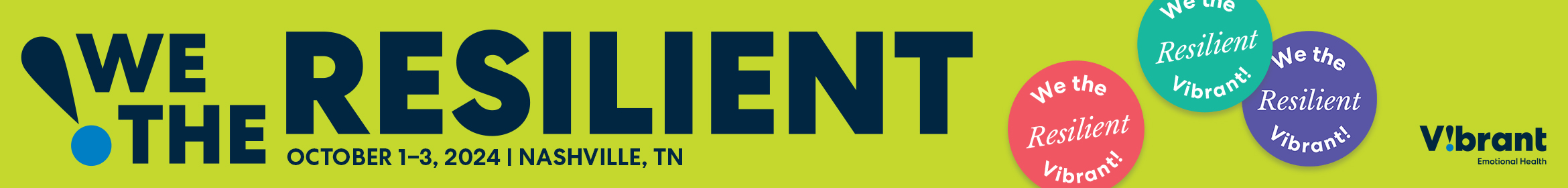 We the Resilient Conference 2024 Main banner