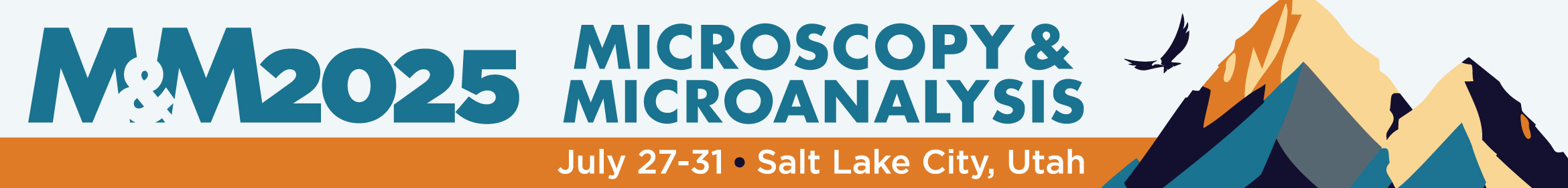 M&M 2025 (Microscopy & Microanalysis) Main banner