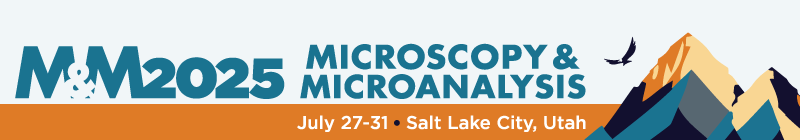 M&M 2025 (Microscopy & Microanalysis) Main banner