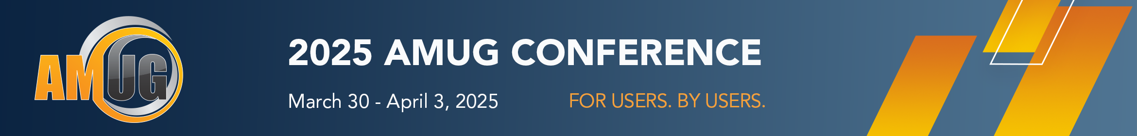 2025 AMUG Conference Main banner