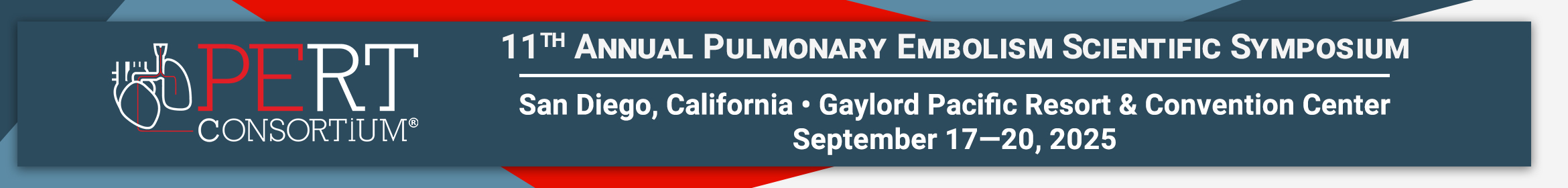 11th Annual Pulmonary Embolism Scientific Symposium Main banner