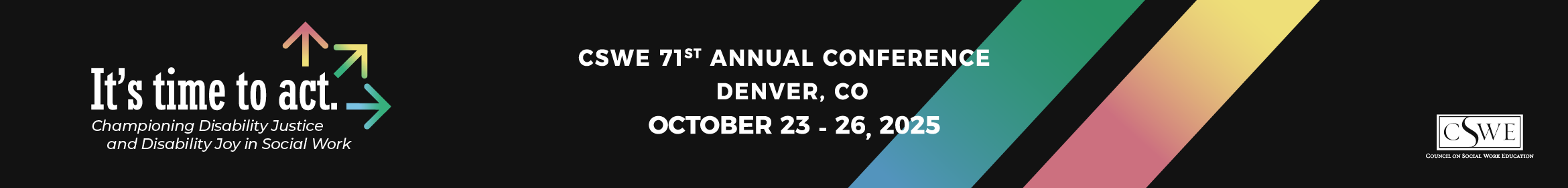 CSWE Annual Conference 2025 Main banner