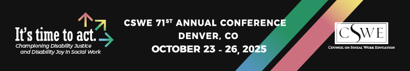 CSWE Annual Conference 2025 Main banner
