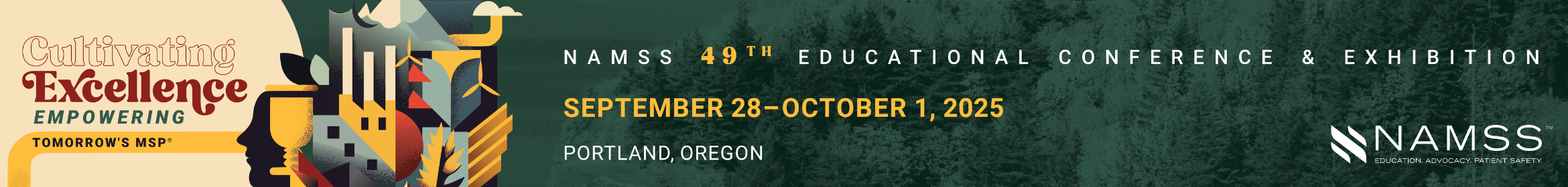 NAMSS 49th Educational Conference & Exhibition Main banner