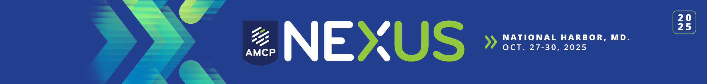 AMCP Nexus 2025 Posters Main banner