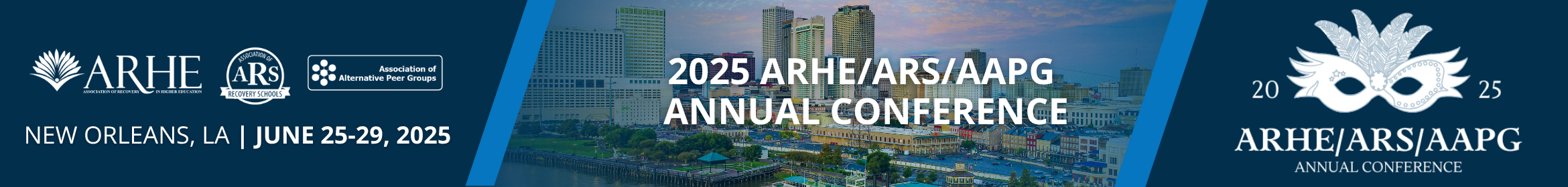 2025 ARHE/ARS/AAPG Annual Conference Main banner