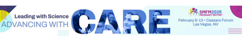 SMFM 2026 Pregnancy Meeting Main banner