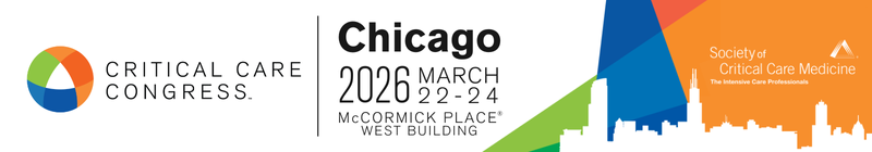 2026 Critical Care Congress Main banner
