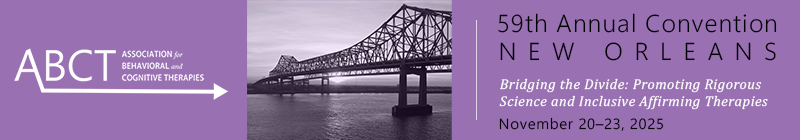 ABCT 2025 59th Annual Convention  Main banner