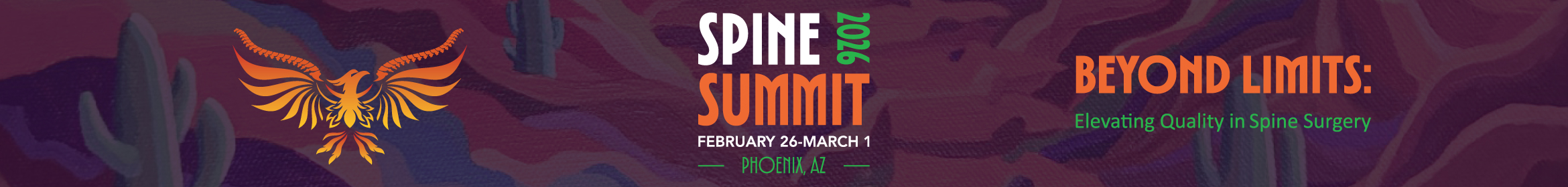 2026 Spine Summit Main banner