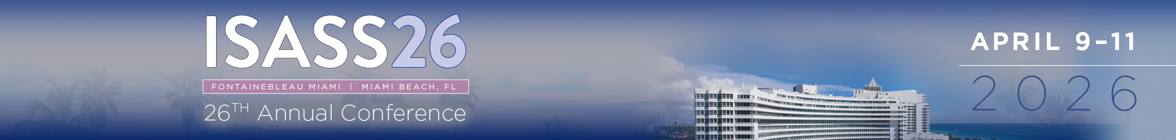 ISASS26 Annual Conference Main banner