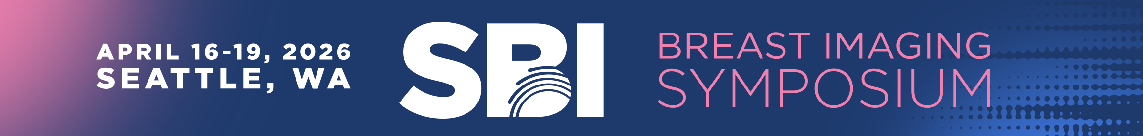 SBI Breast Imaging Symposium 2026 Main banner