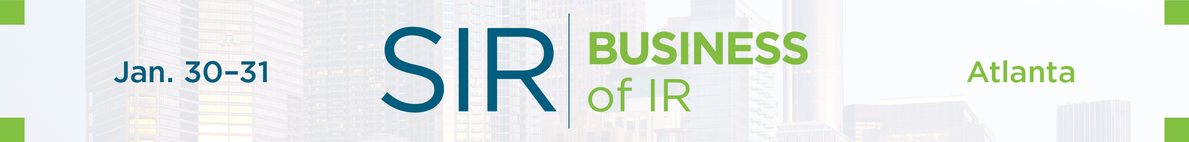 2026 SIR Business of IR Main banner