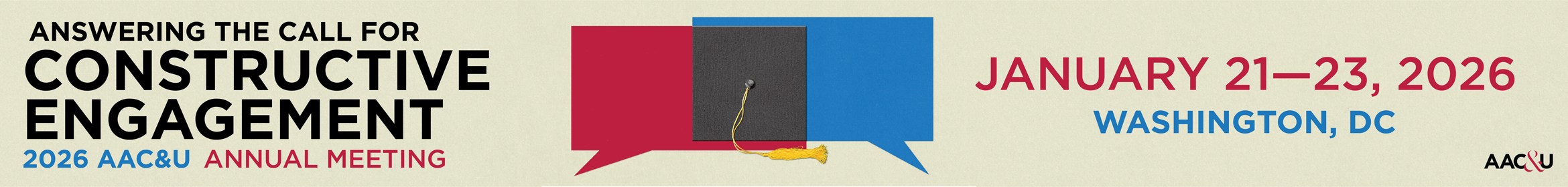 2026 AAC&U Annual Meeting  Main banner