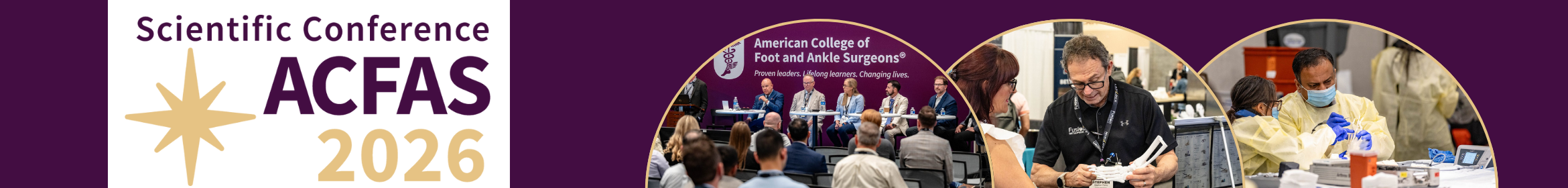 ACFAS 84th Annual | Website w/ iFrame Main banner