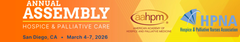 2026 Annual Assembly of Hospice & Palliative Care Main banner