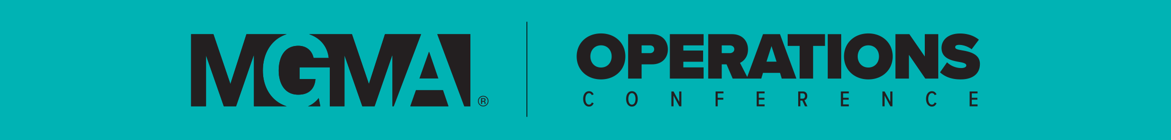 2026 MGMA Operations Conference  Main banner