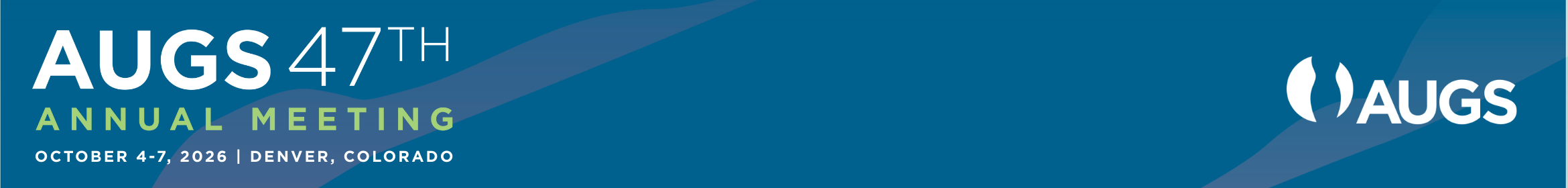 AUGS 47th Annual Meeting Main banner