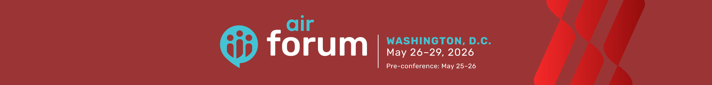 2026 AIR Forum Main banner