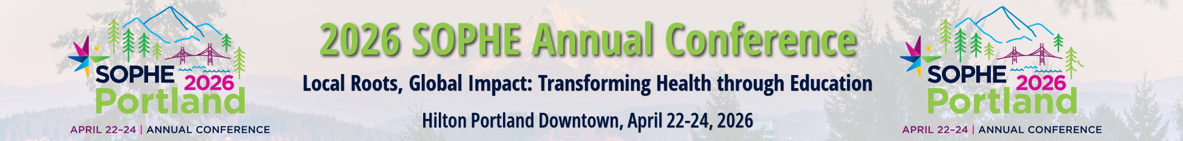 2026 SOPHE Annual Conference Main banner
